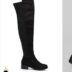 Elegant Black Over-the-Knee Boots